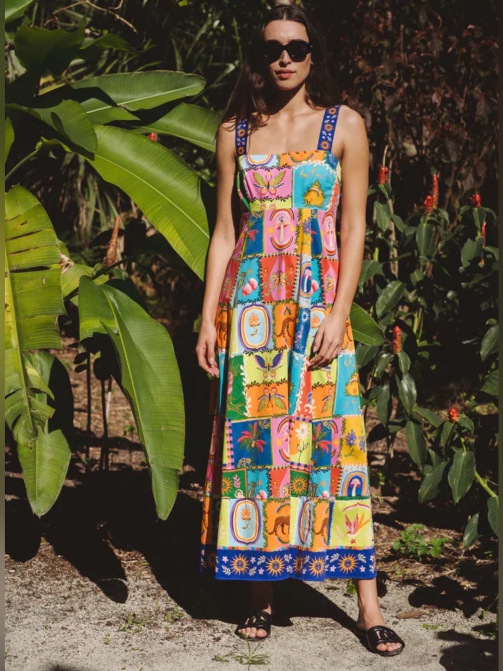 NWT Alden Adair Nirvana Maxi Dress - Vibrant Multi- Sz Small